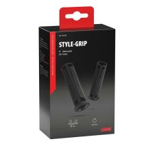 ΧΕΡΟΥΛΙΑ MOTO STYLE GRIP ΜΑΥΡΟ ΧΡΩΜΑ 22mm+25mm 12cm LAMPA - 2 τεμ. Auto Moto Tyres 
