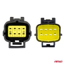ΦΙΣΑ ΣΥΝΔΕΣΗΣ ΜΕ ΥΠΟΔΟΧΗ 8 PIN Φ2,2mm ΑΔΙΑΒΡΟΧΗ AMIO - 1 τεμ. Auto Moto Tyres 