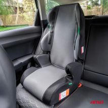 ΠΑΙΔΙΚΟ ΚΑΘΙΣΜΑ ΑΥΤΟΚΙΝΗΤΟΥ ΜΕ ΠΛΑΤΗ ΚΑΤΑΛΛΗΛΟ ΓΙΑ ΥΨΟΣ 126>150cm UN129/03 ΣΕ ΓΚΡΙ/ΜΑΥΡΟ ΧΡΩΜΑ ΑΜΙΟ - 1 Τεμ. Auto Moto Tyres 