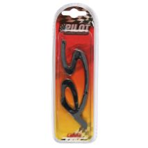 ΑΥΤΟΚΟΛΛΗΤΟ ΤΡΙΣΔΙΑΣΤΑΤΟ ΣΗΜΑ ΧΡΩΜΙΟΥ RS ΑΔΙΑΒΡΟΧΟ LAMPA Auto Moto Tyres 