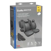 ΚΑΛΥΜΜΑΤΑ ΣΕΤ GRAFIO POLYESTER ΓΡΑΦΙΤΗΣ Auto Moto Tyres 