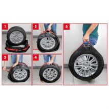 ΤΣΑΝΤΕΣ ΜΕΤΑΦΟΡΑΣ 4 ΕΛΑΣΤΙΚΩΝ TYRE WRAP BASIC (L) 13-19 INCH Auto Moto Tyres 