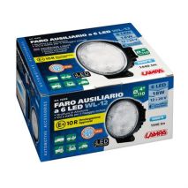 ΠΡΟΒΟΛΕΑΣ ΕΡΓΑΣΙΑΣ  WL-12 18W 1440LM 12/24V ΜΕ 6 LED ΔΙΑΘΛΑΣΗΣ 6.000K (137 x 116 x 47mm) ΣΤΡΟΓΓΥΛΟΣ -1ΤΕΜ. Auto Moto Tyres 