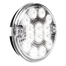 ΦΩΣ ΦΟΡΤΗΓΟΥ ΠΙΣΩ 12/24V 14LED ΔΙΑΦΑΝΟ ΣΤΡΟΓΓΥΛΟ 140mm 1ΤΕΜ. Auto Moto Tyres 
