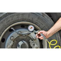 ΜΕΤΡΗΤΗΣ ΠΙΕΣΗΣ ΕΛΑΣΤΙΚΩΝ ΜΕ ΜΑΝΟΜΕΤΡΟ ΚΑΙ ΚΑΛΩΔΙΟ 12m (12 x 6 mm) 20-80 bar Auto Moto Tyres 