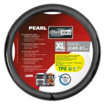 ΚΑΛΥΜΜΑ ΤΙΜΟΝΙΟΥ ΦΟΡΤΗΓΟΥ PEARL BLACK ΔΕΡΜΑΤΙΝΗ ΜΑΥΡΟ (XL) 49-51cm ΟΙΚΟΛΟΓΙΚΟ ΚΑΙ ΑΟΣΜΟ Auto Moto Tyres 