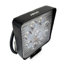 ΠΡΟΒΟΛΕΑΣ ΕΡΓΑΣΙΑΣ ΤΕΤΡΑΓΩΝΟΣ AWL03 FLAT 2200lm 9/60V - 27W - 6000K - 9 LED - 106x106x32mm AMiO - 1 ΤΕΜ. Auto Moto Tyres 