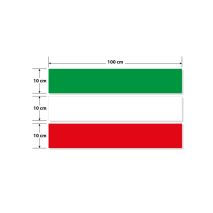 ΤΑΙΝΙΑ ΠΑΡΜΠΡΙΖ ΑΥΤΟΚΟΛΛΗΤΗ ΣΗΜΑΙΑ ΙΤΑΛΙΑΣ 10x300cm Auto Moto Tyres 
