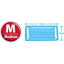 ΜΑΣΚΑ ΠΡΟΣΤΑΤΕΥΤΙΚΗ ΧΕΙΡΟΥΡΓΙΚΟΥ ΤΥΠΟΥ ΜΙΑΣ ΧΡΗΣΗΣ ΜΕΓΑ MEDIUM 5ΤΕΜ. Auto Moto Tyres 
