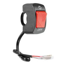 ΔΙΑΚΟΠΤΗΣ ΤΙΜΟΝΙΟΥ ON/OFF ΓΙΑ ΠΡΟΒΟΛΑΚΙΑ MOTO 12V/10A ΜΕ ΔΙΑΜΕΤΡΟ 22mm LAMPA -1ΤΕΜ Auto Moto Tyres 