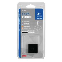 ΚΛΙΠ STRATCH ΣΥΓΚΡΑΤΗΣΗΣ ΑΝΤΙΚΕΙΜΕΝΩΝ ΒΙΔΩΤΑ 35x35mm VELOUR CLIPS  LAMPA - 2 ΤΕΜ Auto Moto Tyres 