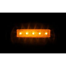 ΦΩΣ ΟΓΚΟΥ 12/24V 5xSMD LED ΠΟΡΤΟΚΑΛΙ 96x20mm ΜΕ ΕΓΚΡΙΣΗ ΤΥΠΟΥ R7/R10  LAMPA - 1 TEM. Auto Moto Tyres 