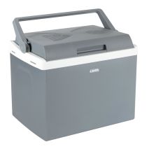 ΨΥΓΕΙΟ ΑΥΤΟΚΙΝΗΤΟΥ 12V/220V  25LT ΘΕΡΜΟΗΛΕΚΤΡΙΚΟ (ΖΕΣΤΟ /ΚΡΥΟ) 40x37,5cm ΓΚΡΙ/ΛΕΥΚΟ  FT-25 LAMPA - 1 TEM. Auto Moto Tyres 