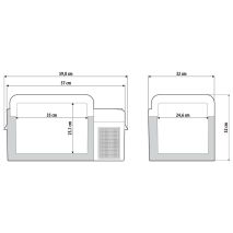 ΨΥΓΕΙΟ/ΚΑΤΑΨΥΚΤΗΣ 20LT/12/24V+220V ΦΟΡΗΤΟ ΜΕ ΣΥΜΠΙΕΣΤΗ/ΘΕΡΜΟΣΤΑΤΗ ΚΑΙ ΨΗΦΙΑΚΗ ΟΘΟΝΗ FC-20 LAMPA - 1 TEM. Auto Moto Tyres 