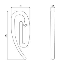 ΓΑΝΤΖΑΚΙΑ ΚΟΥΡΤΙΝΑΣ ΦΟΡΤΗΓΟΥ G-12 LAMPA - 25 ΤΕΜ. Auto Moto Tyres 