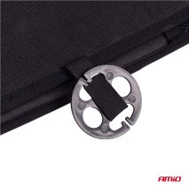 ΠΛΑΤΟΚΑΘΙΣΜΑ ΜΕ ΞΥΛΙΝΕΣ ΜΠΙΛΙΕΣ & ΥΠΟΣΤΗΡΙΞΗ ΣΤΗΝ ΜΕΣΗ ΣΕ ΜΑΥΡΟ ΧΡΩΜΑ AMIO - 1 ΤΕΜ. Auto Moto Tyres 