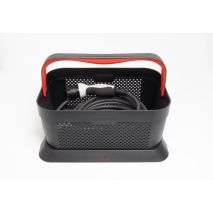 ΚΑΛΑΘΙ ΜΕΤΑΦΟΡΑΣ ΠΡΟΙΟΝΤΩΝ RATI ΚΟΚΚΙΝΟ ΠΛΑΣΤΙΚΟ ΜΕ ΑΝΤΙΟΛΙΣΘΗΤΙΚΗ ΒΑΣΗ 21L 12kg max ΜΕ ΛΑΒΗ 438x292x315mm RATI - 1 τεμ. Auto Moto Tyres 