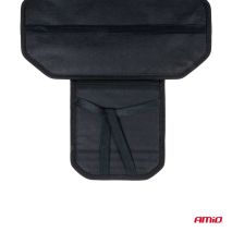 ΠΛΑΤΟΚΑΘΙΣΜΑ ΜΕ ΧΑΝΤΡΕΣ ΚΑΙ ΜΑΞΙΛΑΡΑΚΙ ΜΕΣΗΣ ΜΕ ΚΑΛΥΨΗ ΣΕ ΠΡΟΣΚΕΦΑΛΟ 126x44cm ΜΑΥΡΟ AMIO - 1 Τεμ. Auto Moto Tyres 