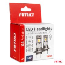 ΛΑΜΠΕΣ LED H8/Η9/Η11 12V 44W 6.500K 3.936lm X4 SERIES AVIATOR PLUG & PLAY ΑΜΙΟ - 2 ΤΕΜ. Auto Moto Tyres 