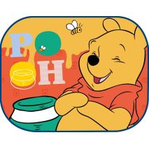 ΗΛΙΟΠΡΟΣΤΑΣΙΕΣ ΠΛΑΙΝΕΣ WINNIE THE POOH ΜΕ ΒΕΝΤΟΥΖΑ 44x35cm AMIO - 2 Τεμ. Auto Moto Tyres 