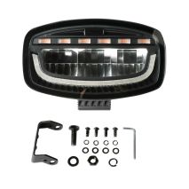 ΠΡΟΒΟΛΕΑΣ ΜΕ ΠΟΡΤΟΚΑΛΙ LED ΦΛΑΣ GLARE OVAL-PRO DEMON LINE 10>30V 51 LED 60W 3500lm 247x175x93mm LAMPA - 1 ΤΕΜ. Auto Moto Tyres 