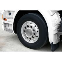 ΚΑΠΑΚΙΑ ΠΑΞΙΜΑΔΙΩΝ/ΜΠΟΥΛΟΝΙΩΝ ΦΟΡΤΗΓΟΥ DOME ΣΤΡΟΓΓΥΛΑ STAINLESS STEEL Φ32mm ΜΑΥΡΟ LAMPA - 40 ΤΕΜ. Auto Moto Tyres 