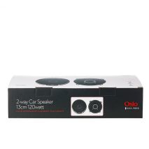 ΗΧΕΙΑ 2 ΔΡΟΜΩΝ 5,25inc 130mm ΣΤΡΟΓΓΥΛΑ 120W 86dB OSIO - 2 ΤΕΜ. Auto Moto Tyres 