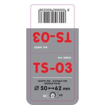 ΑΚΡΟ ΕΞΑΤΜΙΣΗΣ TS-3 50-62mm - ΟΒΑΛ ΚΟΦΤΟ Auto Moto Tyres 