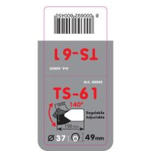 ΑΚΡΟ ΕΞΑΤΜΙΣΗΣ TS-61 37-49mm - ΛΟΞΟ 140 ΜΟΙΡΕΣ Auto Moto Tyres 