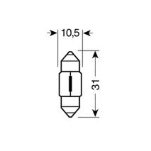 ΛΑΜΠΑΚΙΑ ΣΩΛΗΝΩΤΑ 12V/10W ΠΡΑΣΙΝΑ Auto Moto Tyres 