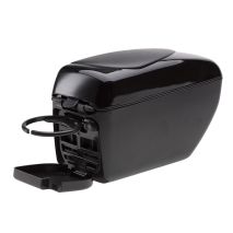 ΤΕΜΠΕΛΗΣ SMALL ΜΑΥΡΟΣ ΠΛΑΣΤΙΚΟΣ ΜΕ ΕΝΣΩΜΑΤΩΜΕΝΗ ΠΟΤΗΡΟΘΗΚΗ 16x11x30cm ΜΕ UNIVERSAL ΒΑΣΗ ΣΤΗΡΙΞΗΣ Auto Moto Tyres 