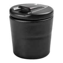 ΣΤΑΧΤΟΔΟΧΕΙΟ-ΤΑΣΑΚΙ-ΠΟΤΗΡΟΘΗΚΗ-ΚΑΛΑΘΑΚΙ ΣΚΟΥΠΙΔΙΩΝ ΜΑΥΡΟ ΜΕ ΦΩΣ ΜΠΛΕ ASH-TRAY 2in1 85x95mm Auto Moto Tyres 