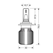 H7 9-32V PX26d 6LED 6.500K 4.000lm 20W CANBUS SEOUL CSP-Y19chips HALO LED BLADE 2ΤΕΜ. Auto Moto Tyres 