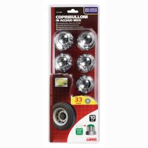 ΚΑΠΑΚΙΑ ΠΑΞΙΜΑΔΙΩΝ / ΜΠΟΥΛΟΝΙΩΝ ΦΟΡΤΗΓΟΥ INOX 33mm 10ΤΕΜ. Auto Moto Tyres 