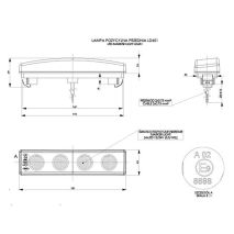 DRL HOR64 12/24V ΠΡΟΣΘΕΤΟ DAYTIME ΔΙΕΘΝΗ ΜΕ 4LED 0,5W 181x48mm ΜΑΥΡΟ 1ΤΕΜ Auto Moto Tyres 