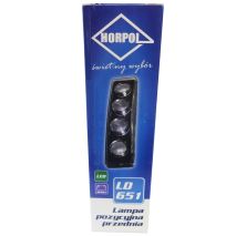 DRL HOR64 12/24V ΠΡΟΣΘΕΤΟ DAYTIME ΔΙΕΘΝΗ ΜΕ 4LED 0,5W 181x48mm ΜΑΥΡΟ 1ΤΕΜ Auto Moto Tyres 