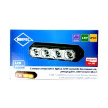 ΦΩΣ ΠΡΟΣΘΕΤΟ 3 ΛΕΙΤΟΥΡΓΙΩΝ (ΦΡΕΝΟ-ΘΕΣΗΣ-ΦΛΑΣ) 12/24V HOR78 4LED (2 ΚΟΚΚΙΝΑ + 2 ΠΟΡΤΟΚΑΛΙ) 121x32mm Auto Moto Tyres 