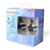 D2R 12V 34W P32d-3 5.000K POWERTEC SUPER WHITE 2ΤΕΜ. M-TECH Auto Moto Tyres 