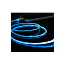 ΚΑΛΩΔΙΟ USB ΦΟΡΤΙΣΗΣ & ΣΥΓΧΡΟΝΙΣΜΟΥ MICRO USB/TYPE-C/LIGHTING ΜΕ ΜΑΓΝΗΤΙΚΗ ΥΠΟΔΟΧΗ & ΜΠΛΕ ΦΩΣ 100 cm Auto Moto Tyres 