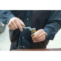 ΒΟΥΡΤΣΕΣ ΚΑΘΑΡΙΣΜΟΥ ΠΟΛΩΝ ΜΠΑΤΑΡΙΑΣ/ ΜΠΟΥΖΙ HEAVY DUTY (ΠΛΑΣΤΙΚΗ/ΑΤΣΑΛΙΝΗ/ΟΡΕΙΧΑΛΚΟΥ ΤΡΙΧΑ) 3ΤΕΜ. Auto Moto Tyres 