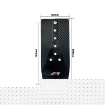 ΤΕΜΠΕΛΗΣ ΠΟΔΙΟΥ CARBON LOOK ΜΑΥΡΟ ΑΛΟΥΜΙΝΙΟΥ  SIMONI RACING - 1 TEM Auto Moto Tyres 