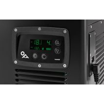 ΨΥΓΕΙΟ TB65DD STEEL BLACK ΜΕΤΑΛΛΙΚΟ ΜΕ 2 ΘΑΛΑΜΟΥΣ 60L (36L+24L) 12/24V 85W 499x810x492mm  INDEL B - 1 TEM. Auto Moto Tyres 