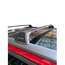 KIT ΜΕ ΜΠΑΡΕΣ ΟΡΟΦΗΣ ΓΙΑ CITROEN C4 GRAND PICASSO ΜΕ ΗΛΙΟΡΟΦΗ/FLUSH RAILS (Y8050223+YK774W) FLUSH BLACK BAR YAKIMA Auto Moto Tyres 