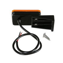 ΦΩΣ ΟΓΚΟΥ 12/24V  1LED ΜΕ ΒΑΣΗ ΚΑΙ ΑΝΑΚΛΑΣΤΗΡΑ ΠΟΡΤΟΚΑΛΙ  LAMPA - 1 TEM. Auto Moto Tyres 