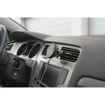 Μαγνητική Βάση Στήριξης Κινητού Mag Wireless Airvent της σειράς Optiline για Ίσιους Αεραγωγούς Αυτοκινήτου με δυνατότητα ασύρματης φόρτισης Max Power 15W, 15 μαγνήτες και 2 αυτοκόλλητα, μεταλλικά δακτυλίδια Auto Moto Tyres 