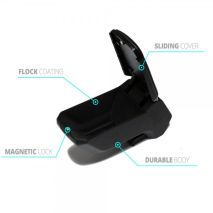 ΤΕΜΠΕΛΗΣ ΜΑΥΡΟΣ ΜΕ ΠΛΑΣΤΙΚΗ ΜΑΥΡΗ ΒΑΣΗ (5807-K11_A+KLC-UNV-SY) ΓΙΑ HYUNDAI i20 2013-2018 S-Dizayn - 2 Τεμ. Auto Moto Tyres 