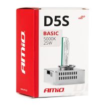 D5S 12V 5.000k 25W ΑΝΤΑΛΛΑΚΤΙΚΗ ΛΑΜΠΑ BASIC AMIO - 1 Τεμ. Auto Moto Tyres 