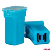 ΑΣΦΑΛΕΙΕΣ JapVal PAL ΜΙΝΙ 17mm ΘΗΛΥΚΕΣ 20A ΣΕ ΓΑΛΑΖΙΟ ΧΡΩΜΑ AMIO - 2 Τεμ. Auto Moto Tyres 