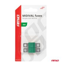 ΑΣΦΑΛΕΙΕΣ MIDIVAL 40A AMIO - 2 Τεμ. Auto Moto Tyres 