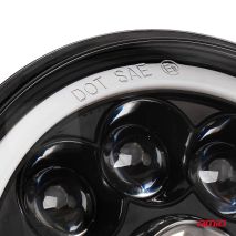 ΠΡΟΒΟΛΕΑΣ ΕΡΓΑΣΙΑΣ ΣΤΡΟΓΓΥΛΟΣ LED SKULL 5.500lm 9>36V 60W 6.000K -Φ170x170x65mm 4 ΧΡΗΣΕΩΝ ΑΜΙΟ - 1 ΤΕΜ. Auto Moto Tyres 